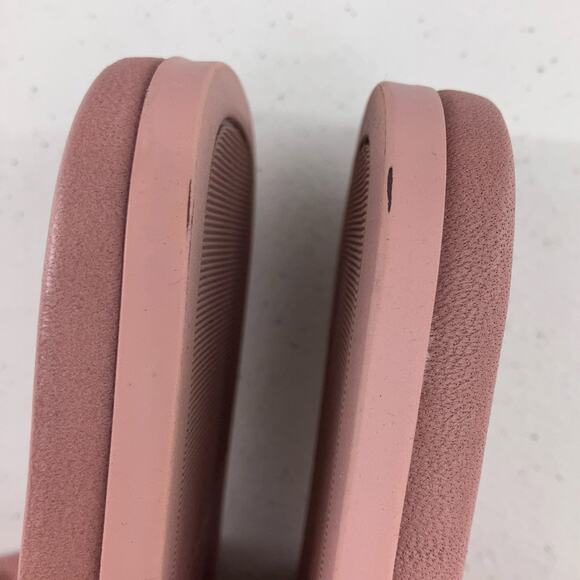 Dolce Vita Rose Pink Leather Slip On Slide Made In Italy Adore Shoes Sandals - Picture 11 of 12